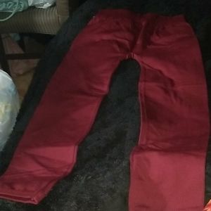 Deep Wine Colored Plus Size Leggings